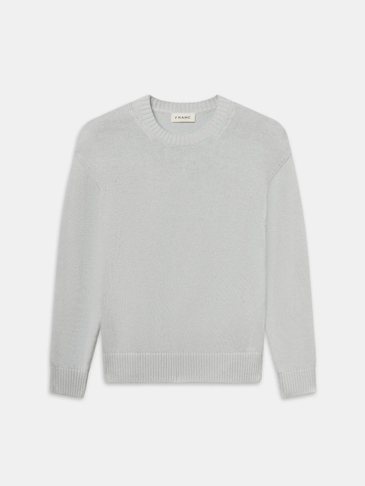 Cotton Silk Crewneck Sweater by FRAME
