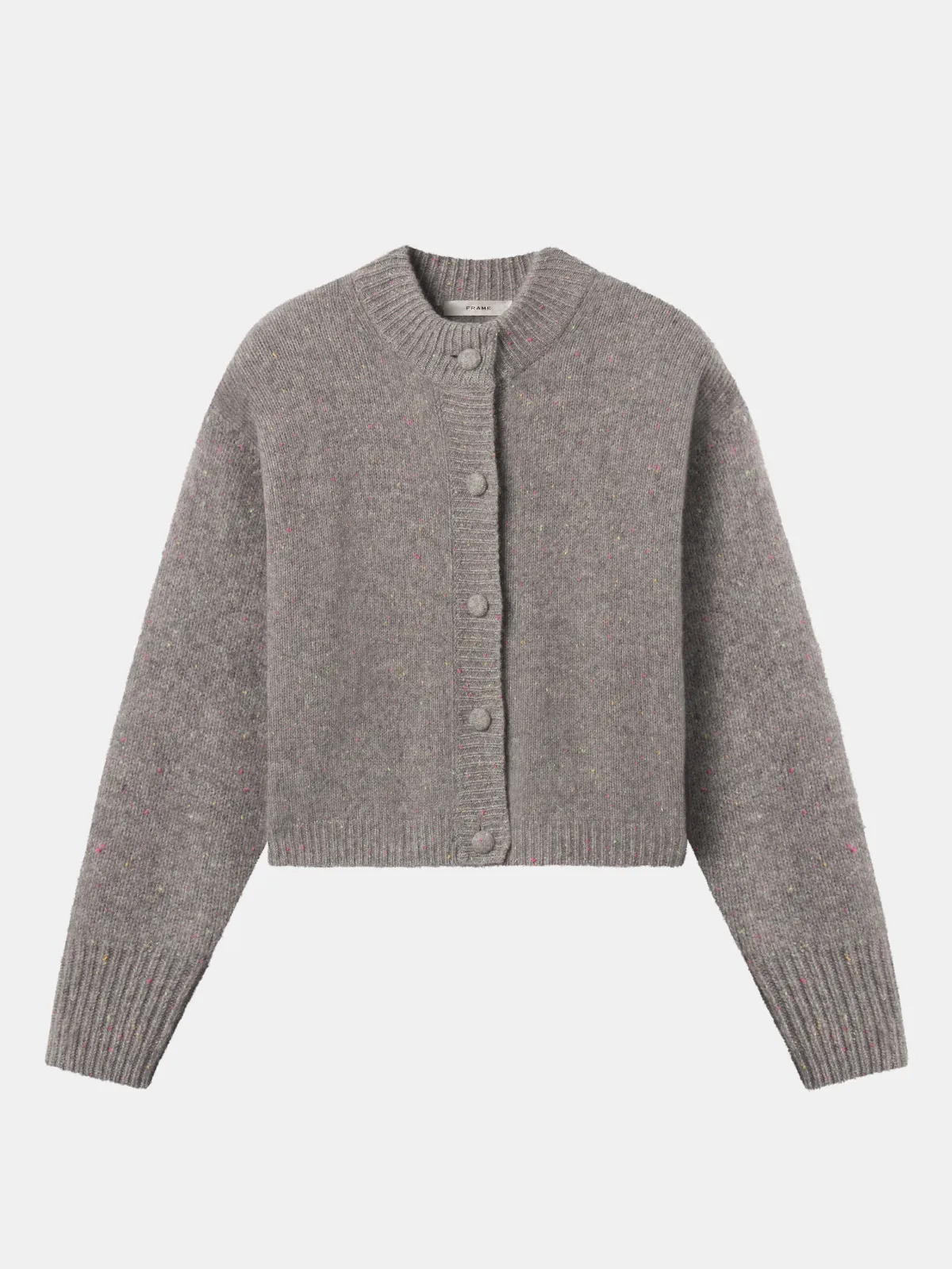 The Cashmere Fleck Cardi by FRAME