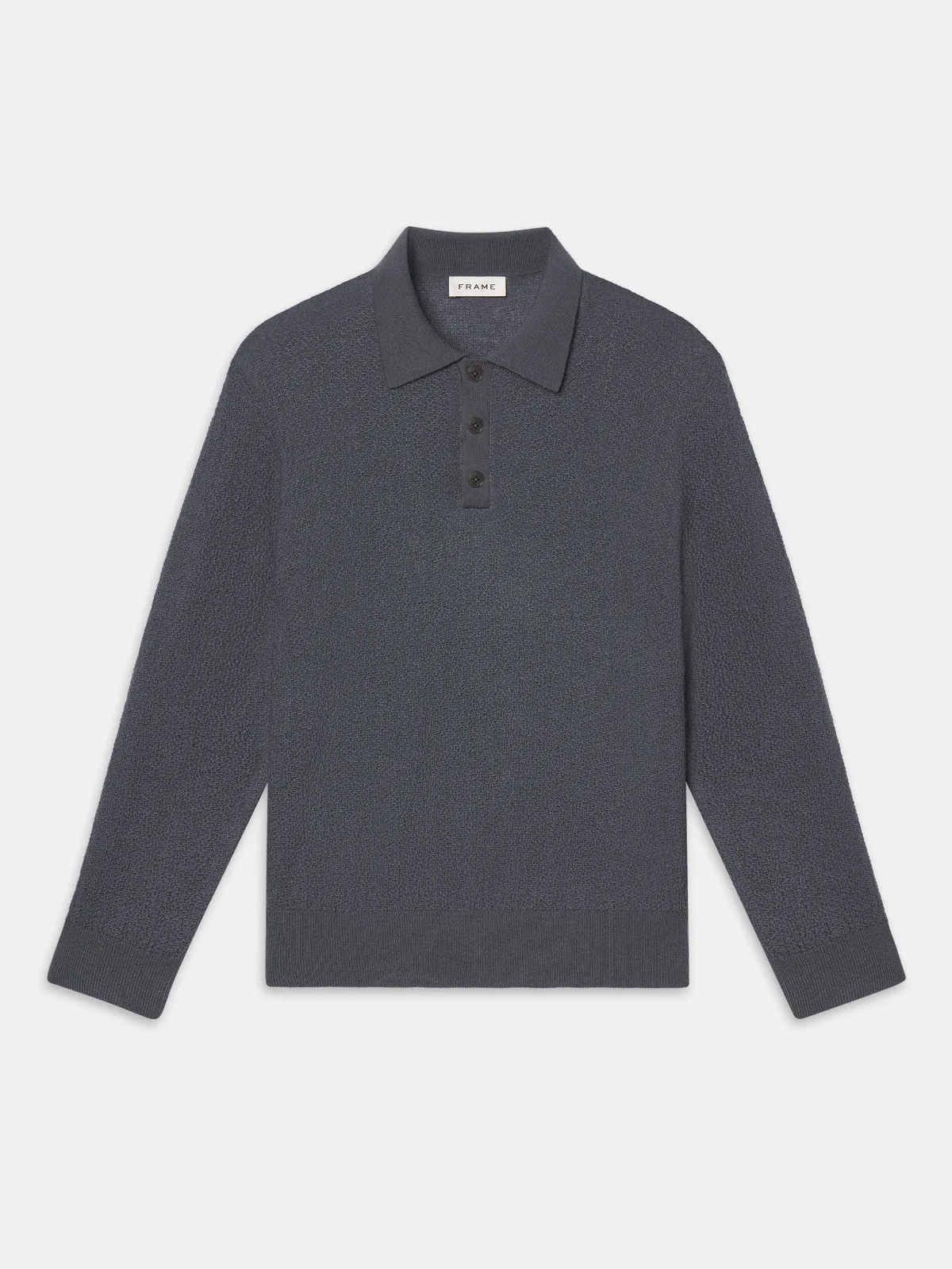 Long Sleeve Polo Sweater by FRAME