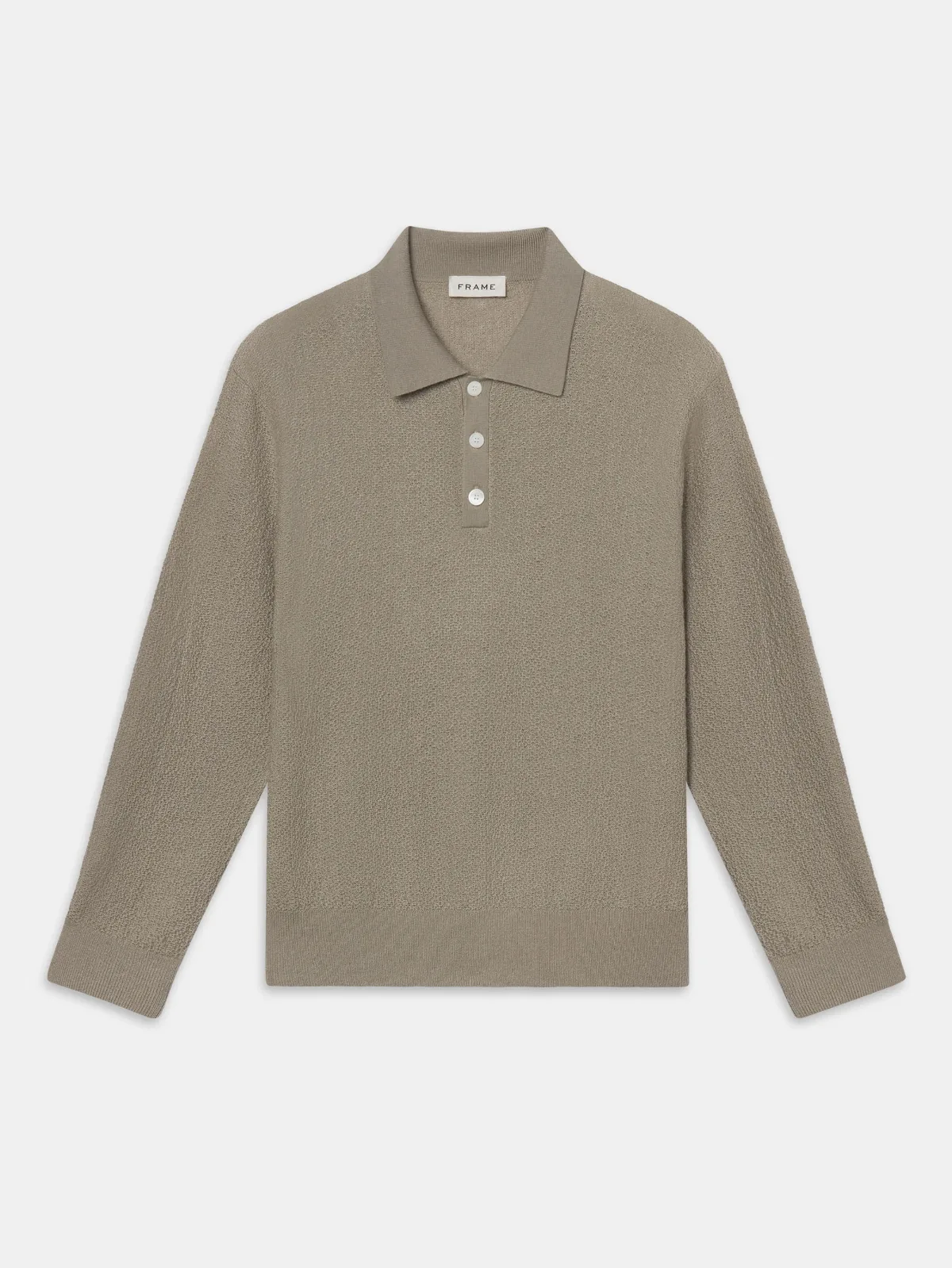 Long Sleeve Polo Sweater by FRAME
