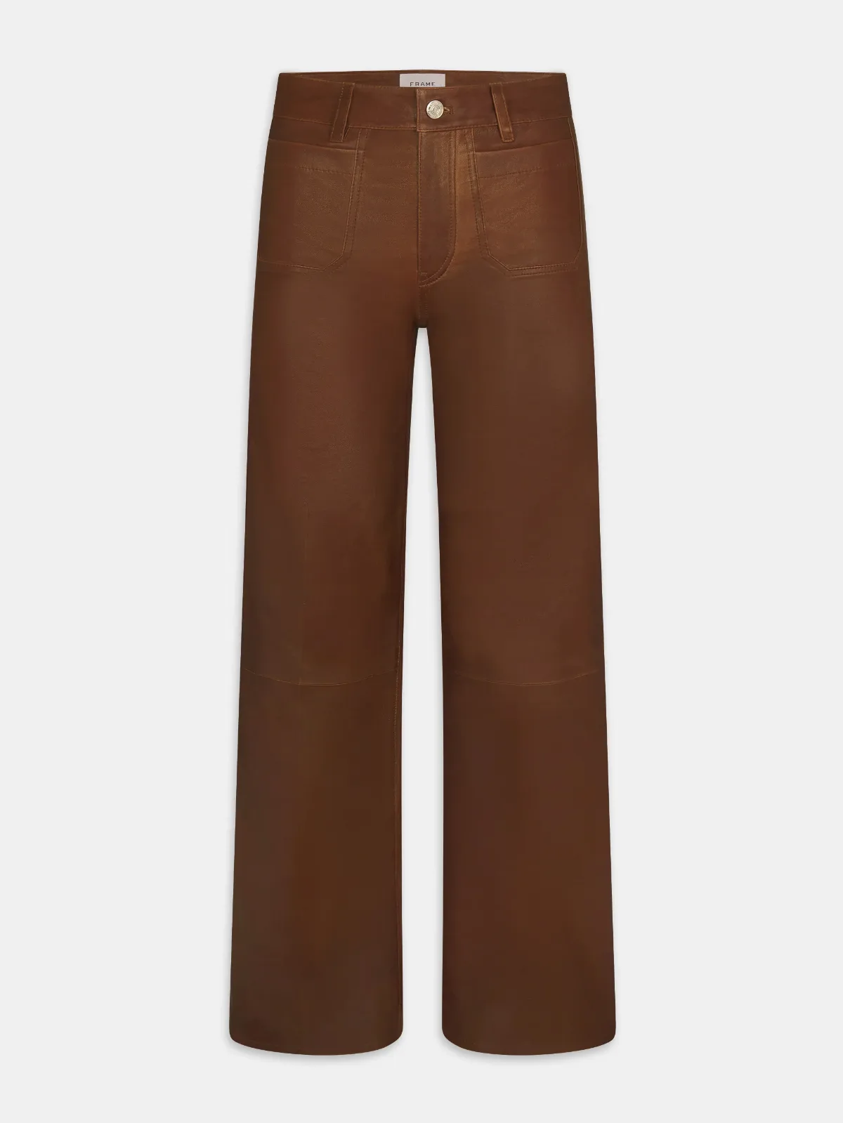 Le Slim Palazzo Modernist Pocket Leather Pants