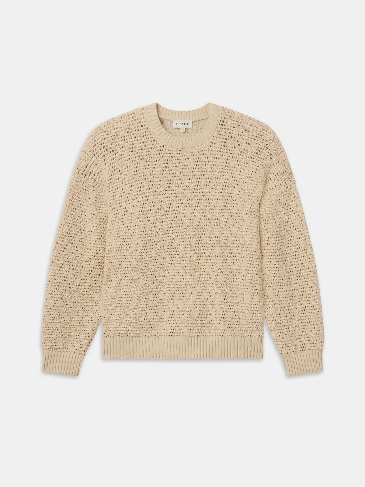 Crochet Sweater Light Stone by FRAME