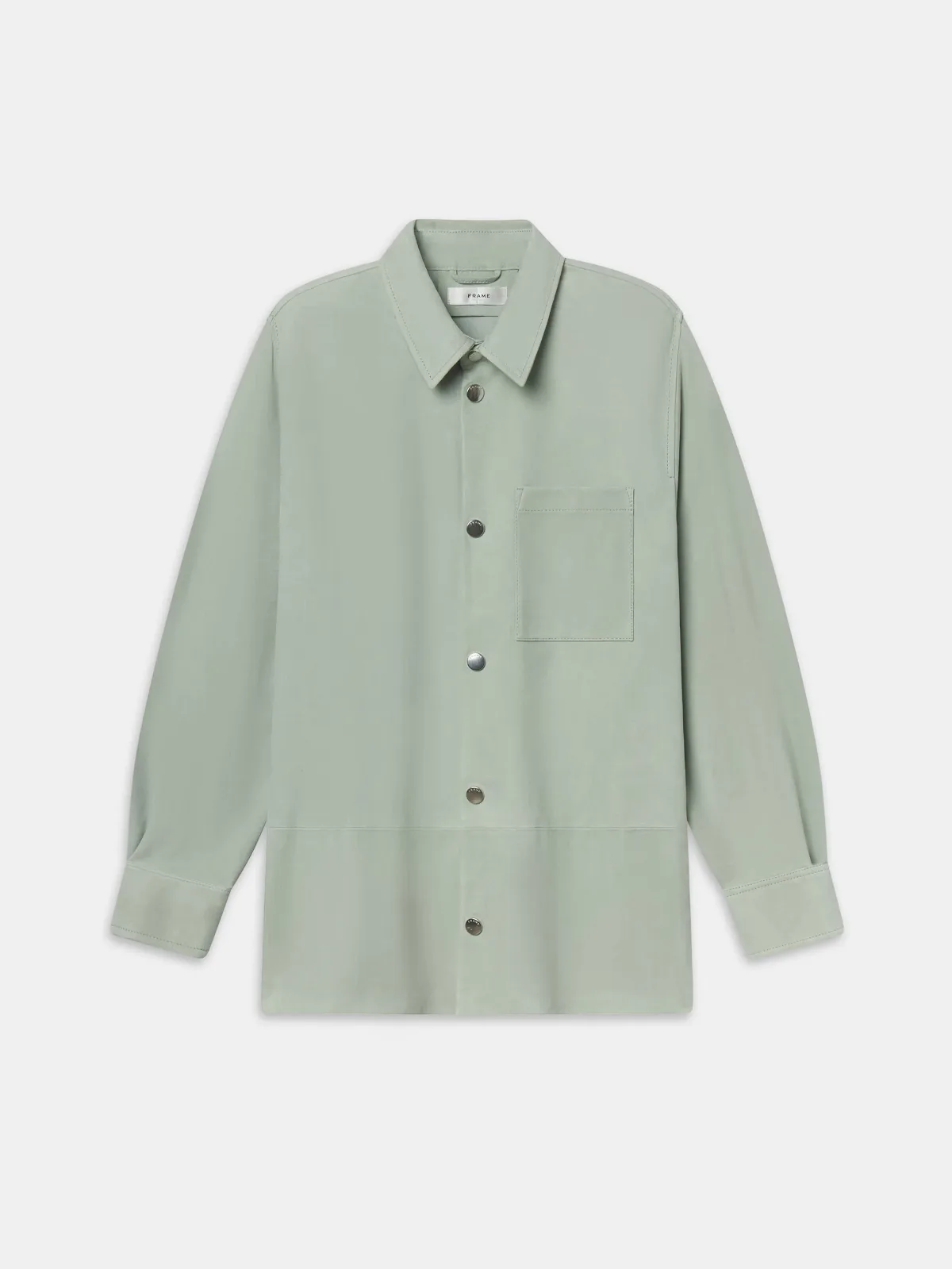 The Suede Studio Shirt Mint by FRAME