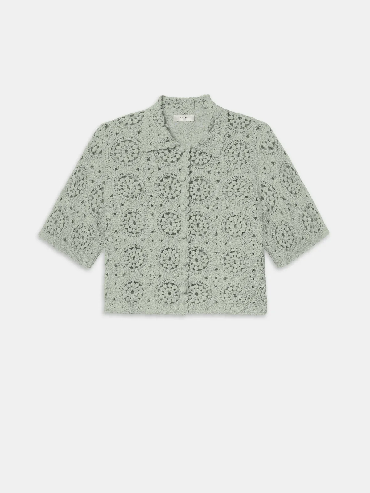 The Crochet Boxy Top by FRAME