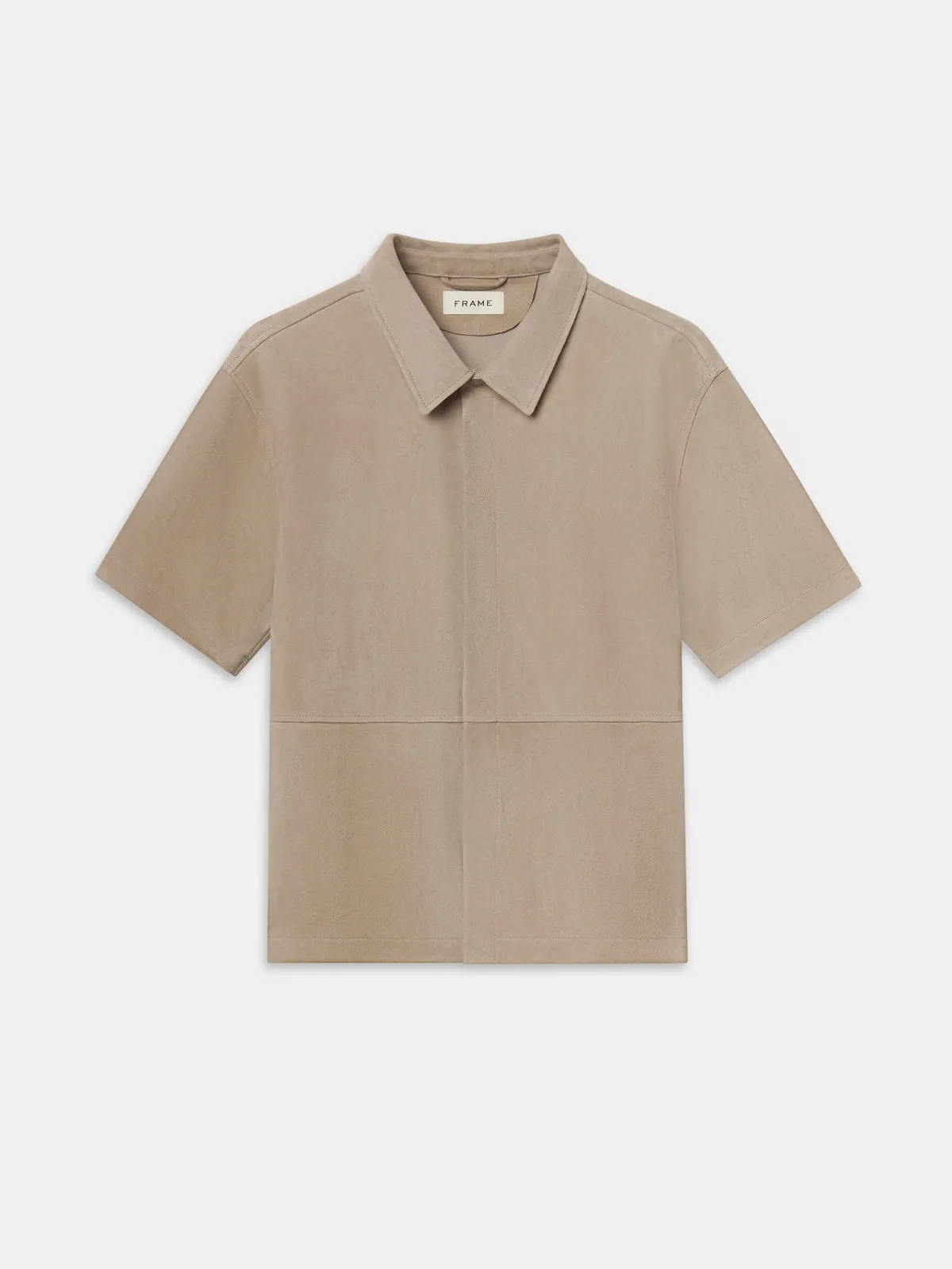 Short Sleeve Suede Shirt by FRAME