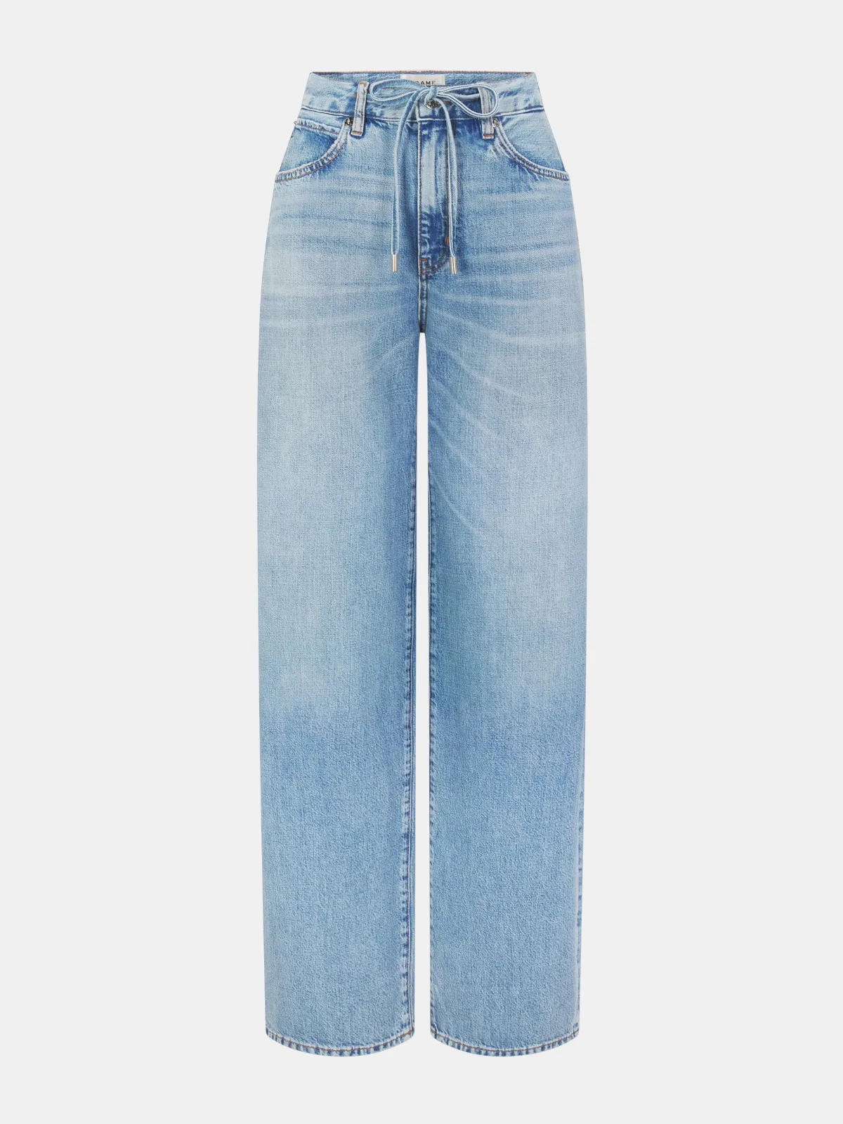 The Off Duty Drawstring Bow Jeans