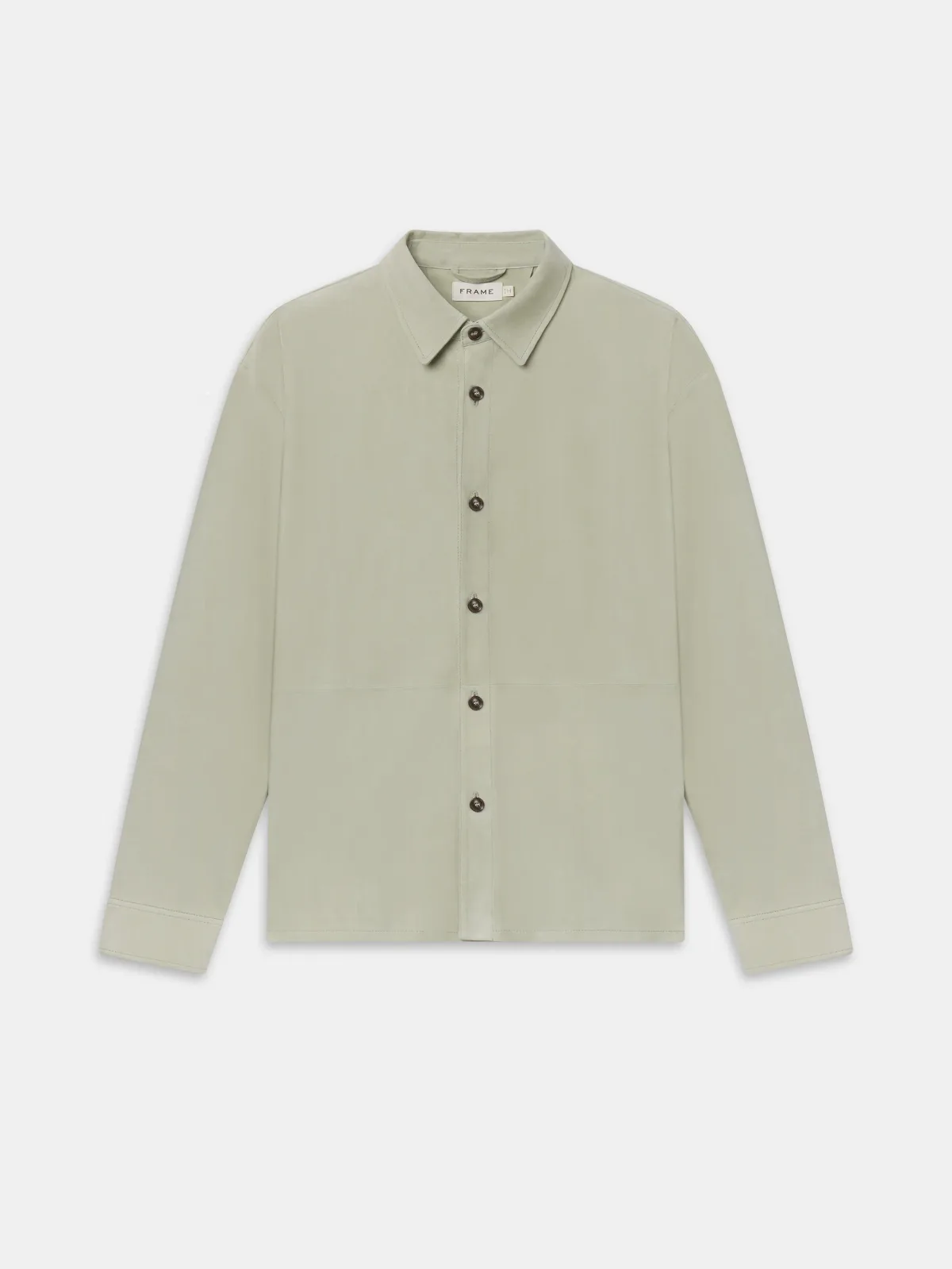 Suede Shirt Moss Green by FRAME