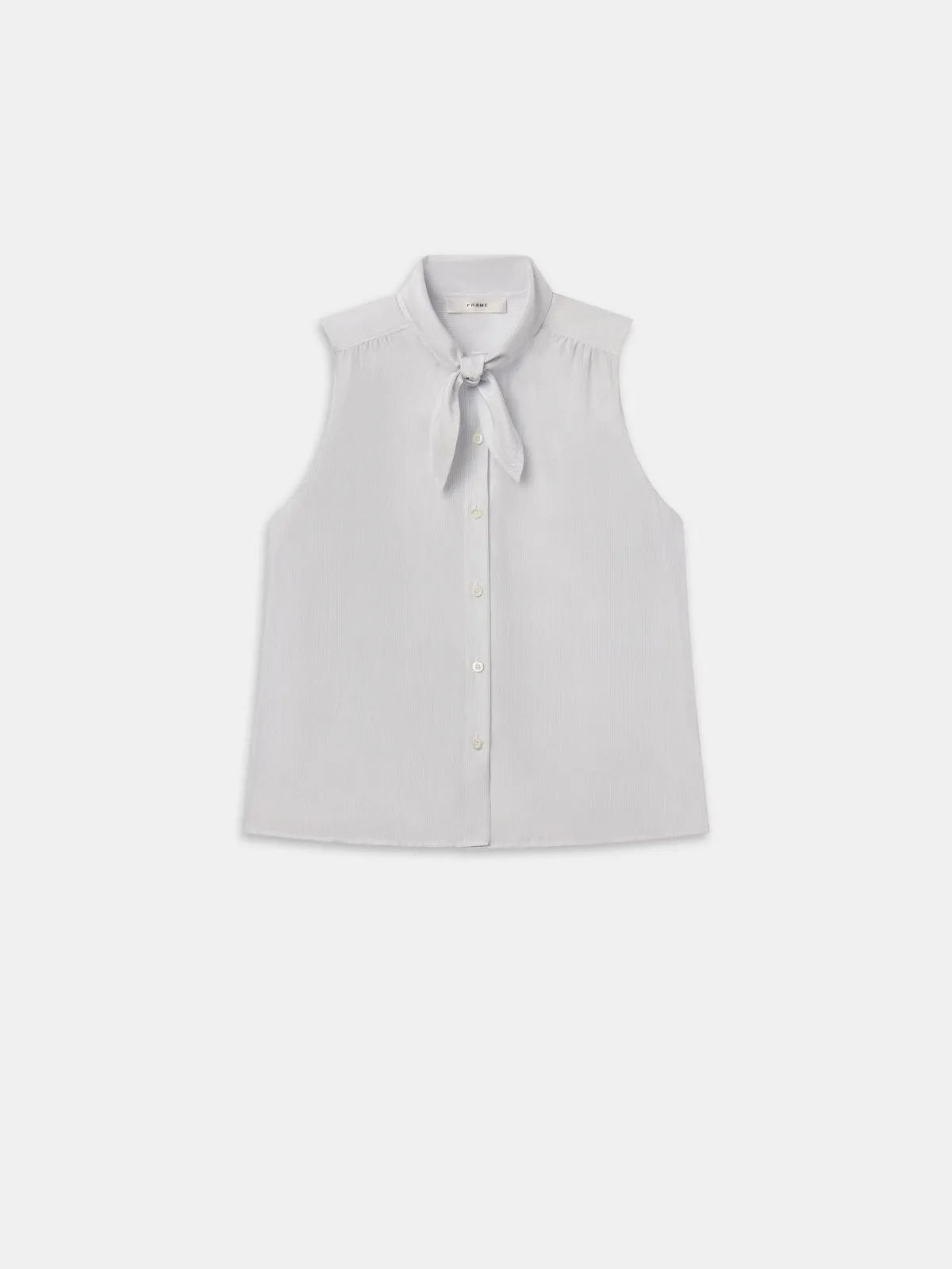 The Novelist Tie Tank Top Chambray Blue Multi by FRAME