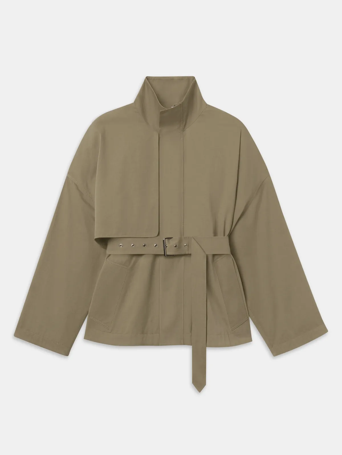 The Short Field Trench Coat by FRAME
