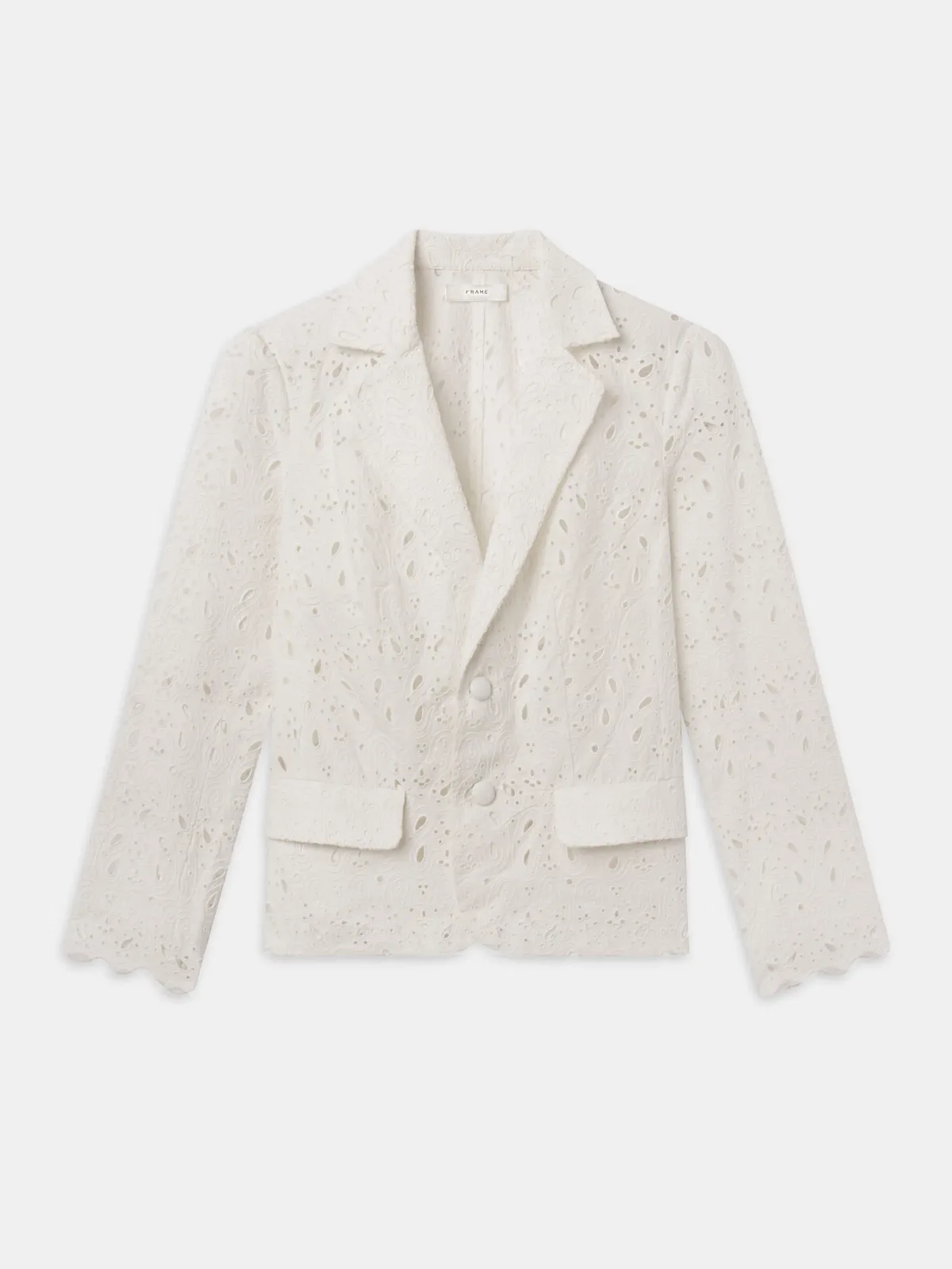 The Paisley Eyelet Classic Blazer by FRAME