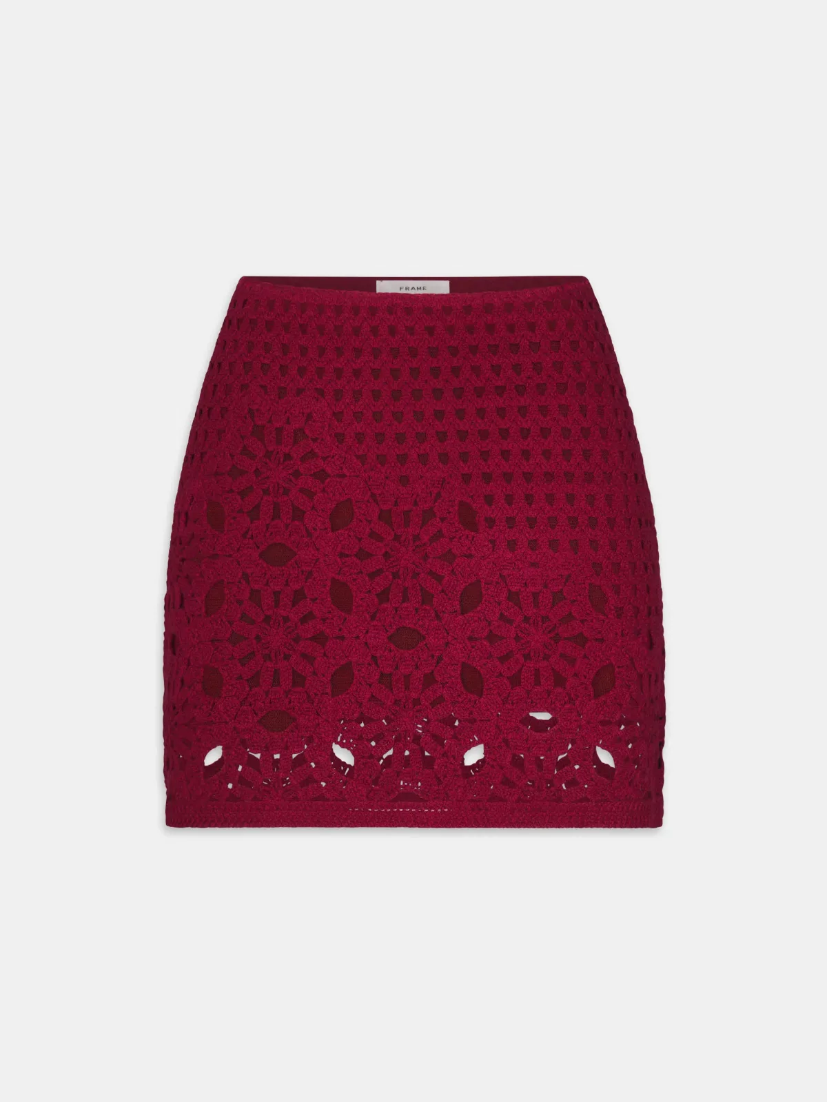 The Postcard Skirt Garnet by FRAME