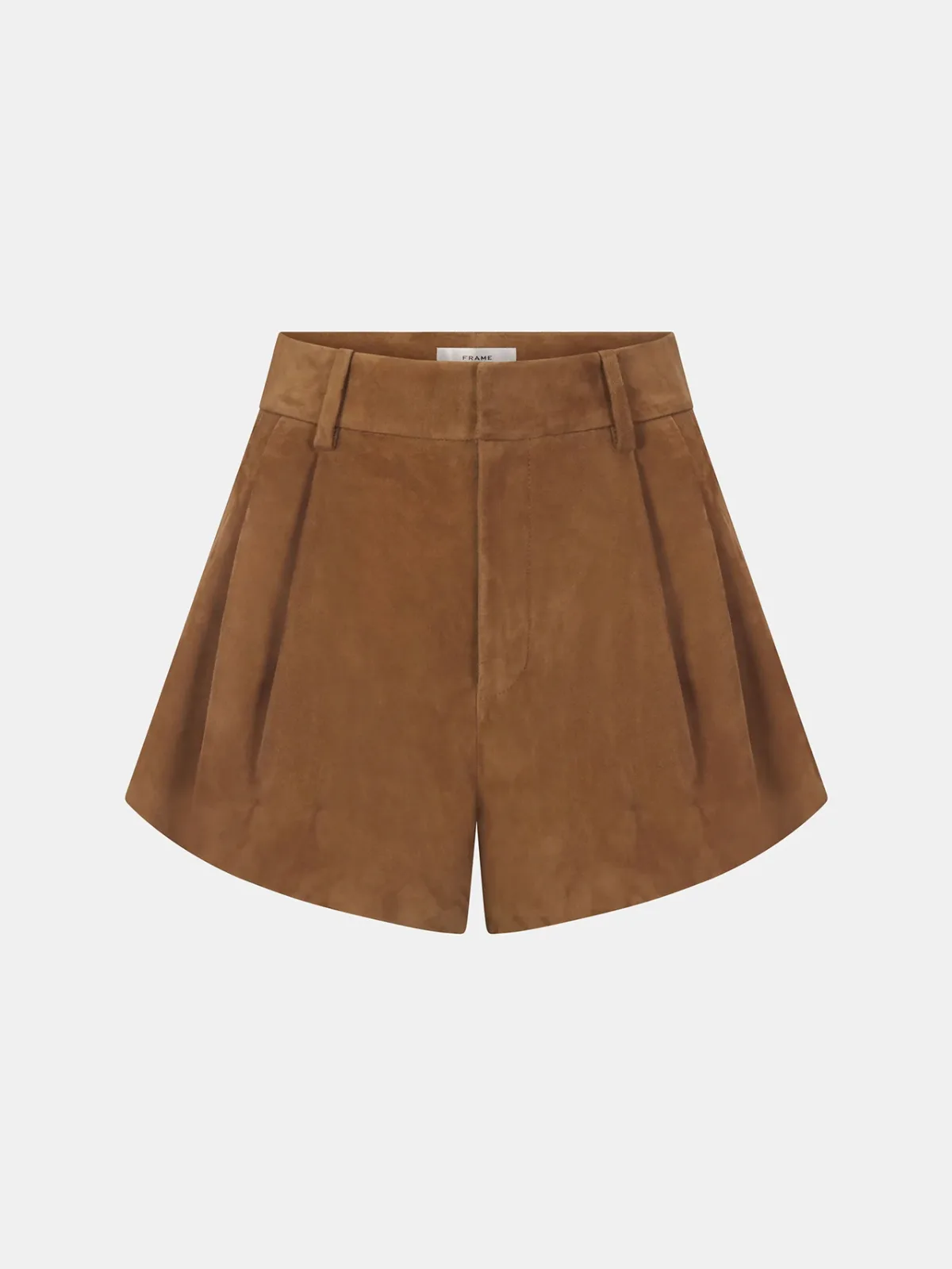 The Suede Slant Shorts Chai by FRAME