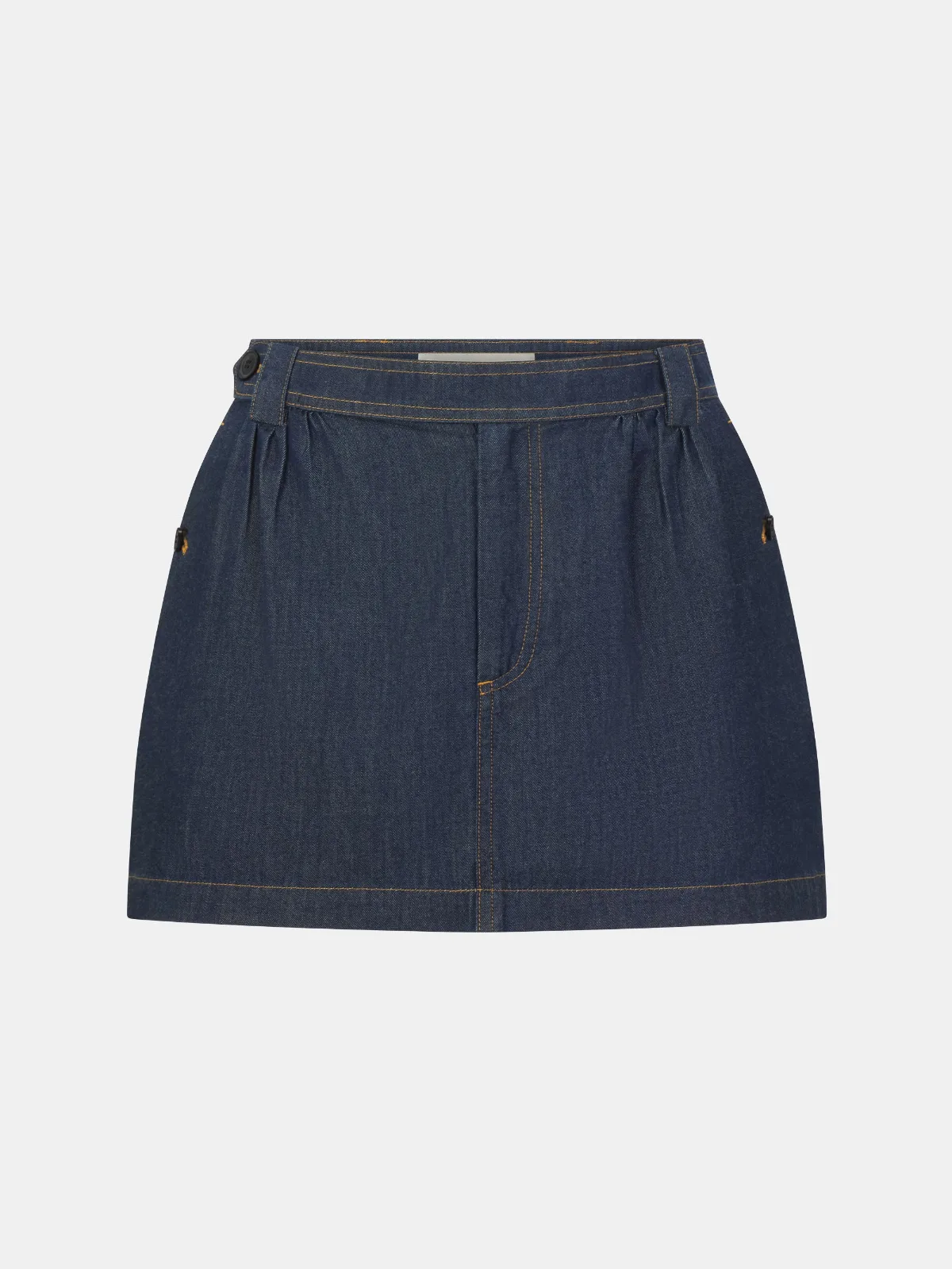 The Denim Utility Skirt by FRAME