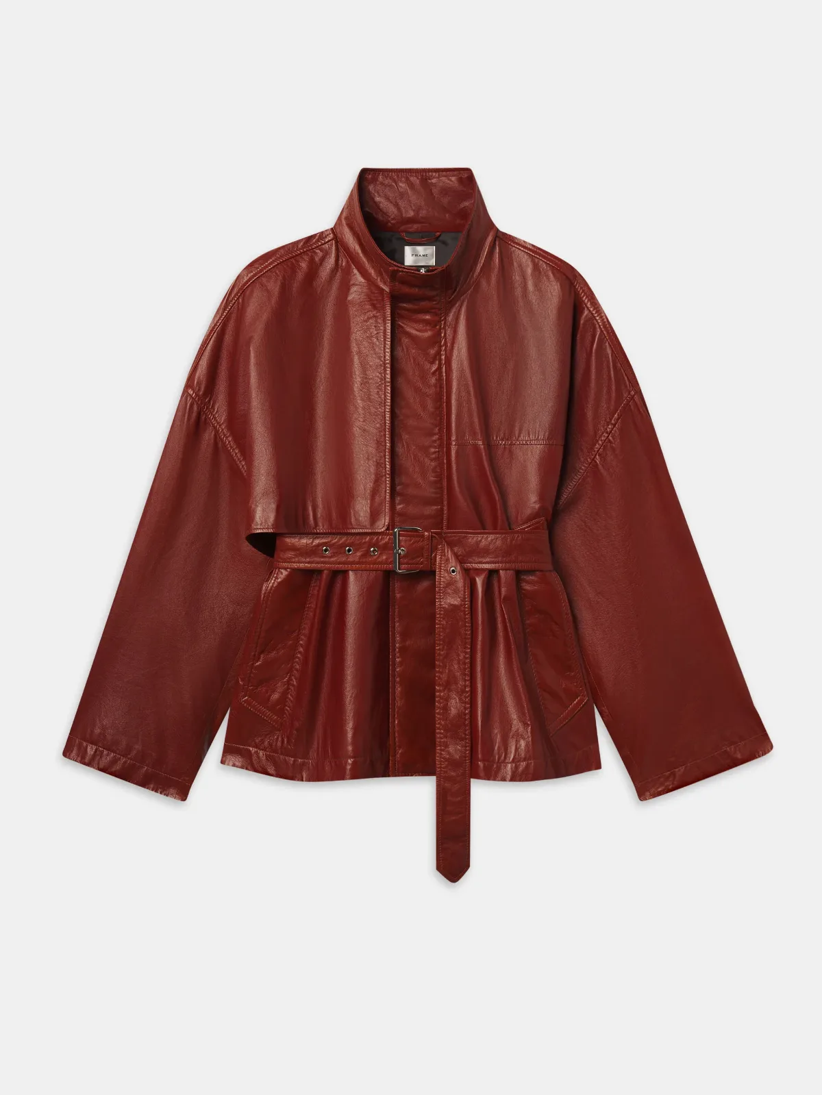 The Paper Leather Trench Coat by FRAME