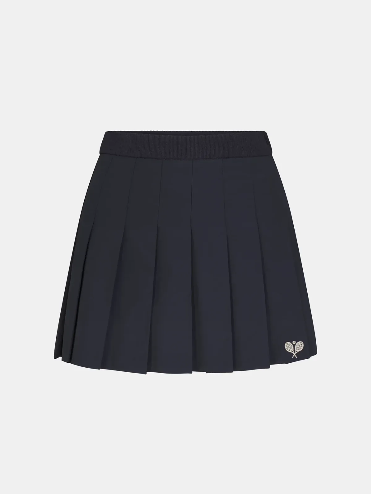 The Tennis Pleated Skirt Navy Multi by FRAME