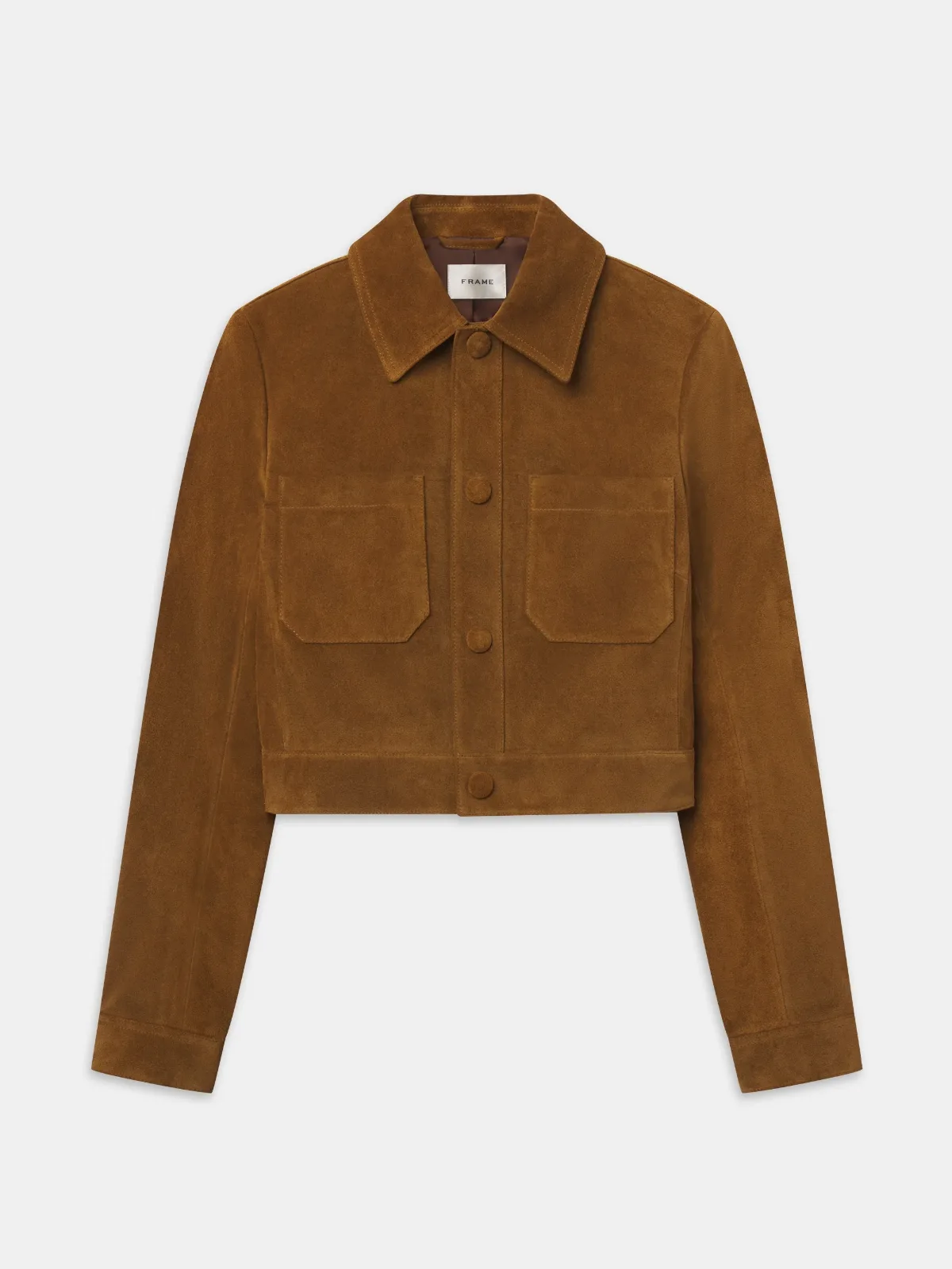 The Suede Small Jacket by FRAME