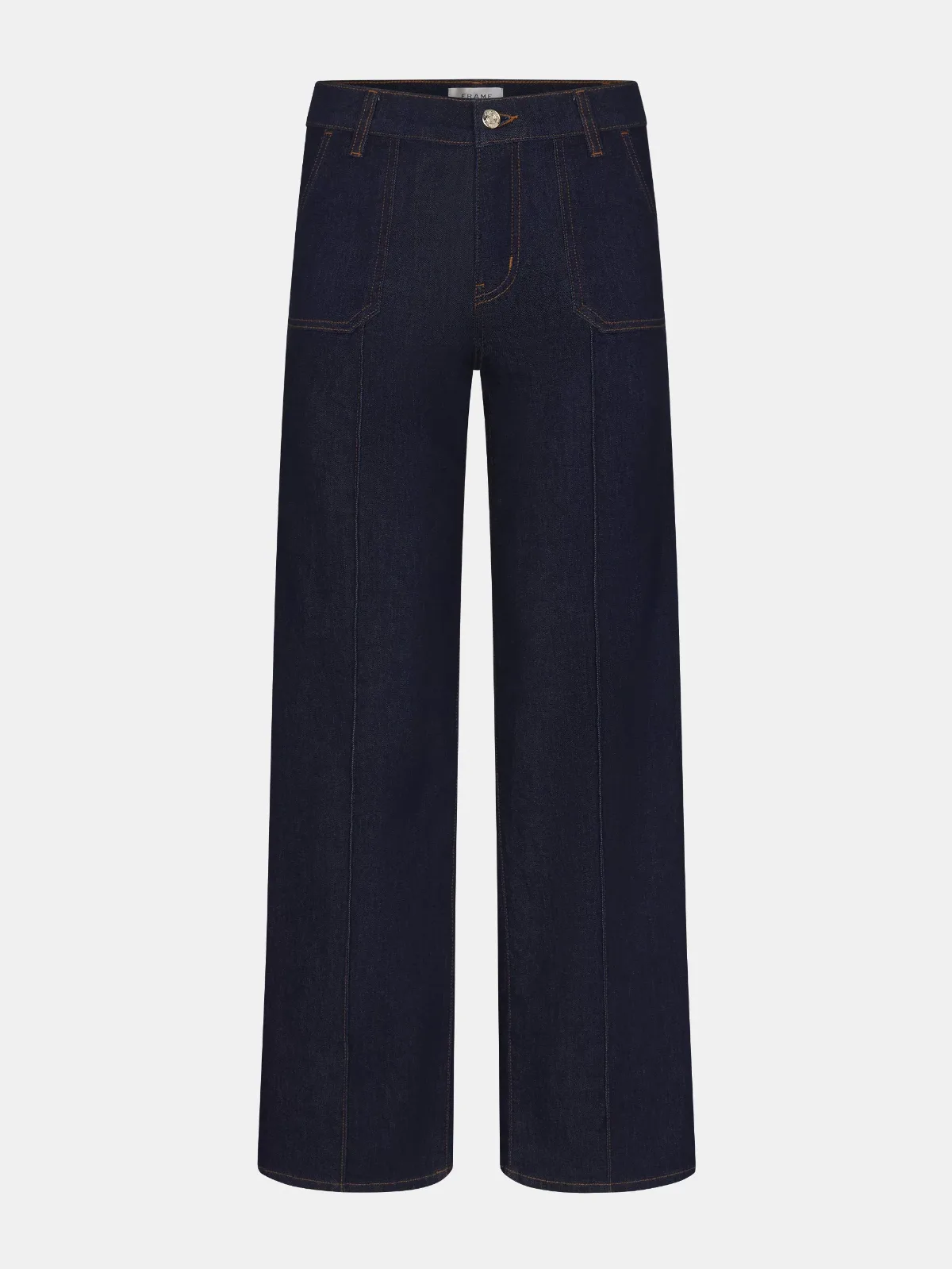 Le Slim Palazzo Pintuck Pocket Jeans