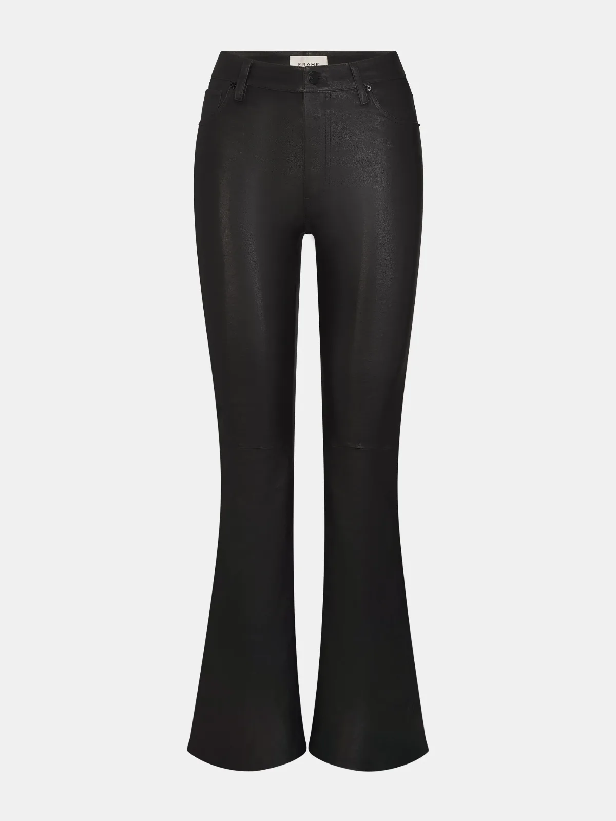 The Leather Flare Pants by FRAME