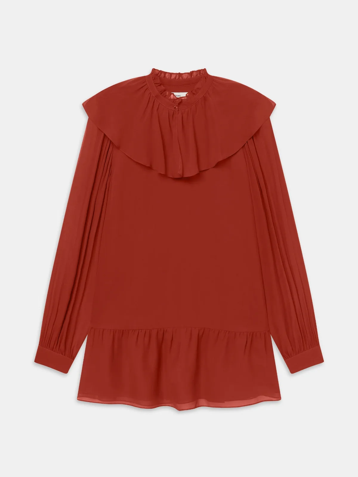 The Silk Soire Dress Paprika by FRAME
