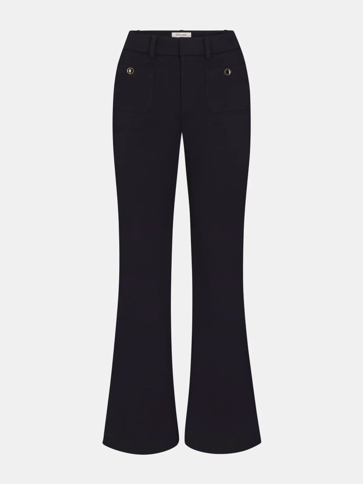 The Flare Trouser Shrunken Pocket Pants by FRAME