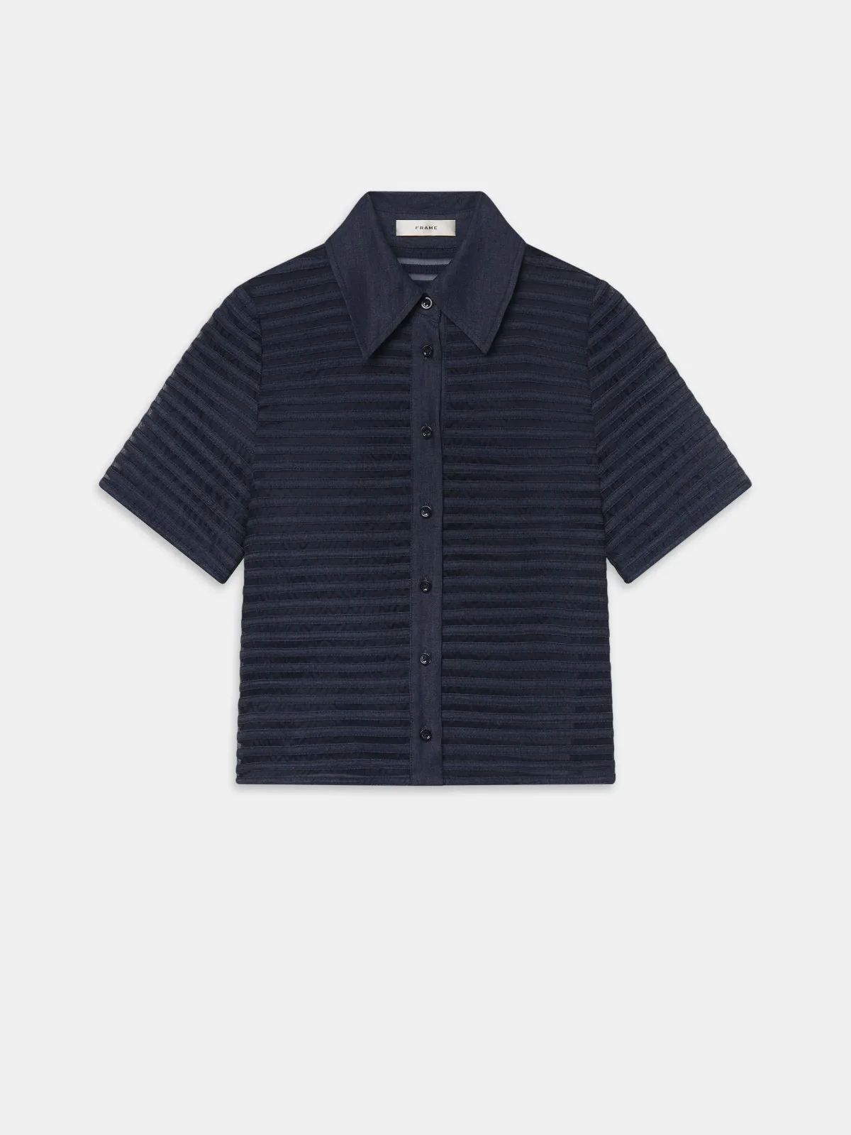 The Denim Lattice Shirt Skylight by FRAME