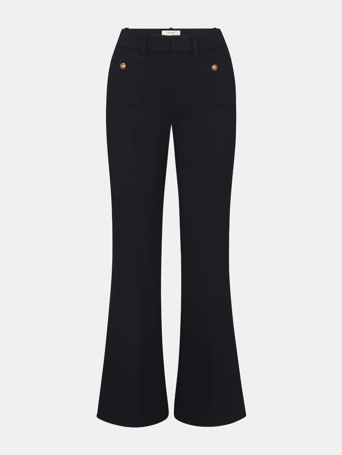 The Pixie Flare Trouser Shrunken Pocket Pants by FRAME