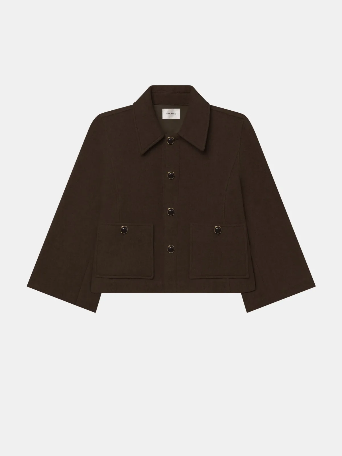 The Wool Mini Swing Jacket by FRAME