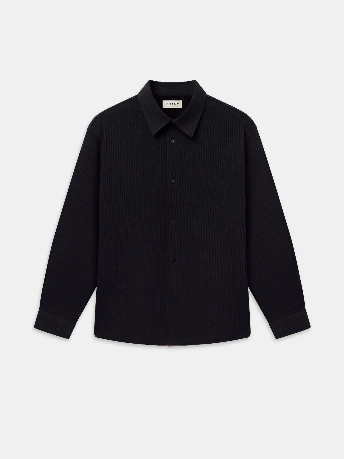 Textured Shirt Dark Navy by FRAME