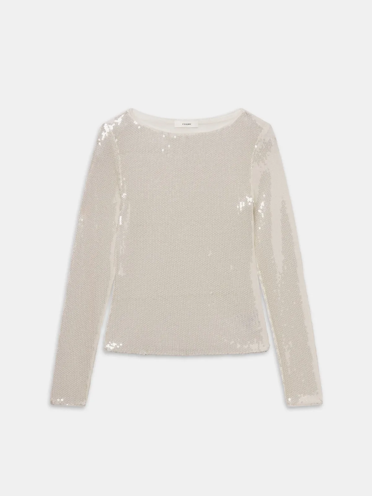 The Sequin Top Cream by FRAME