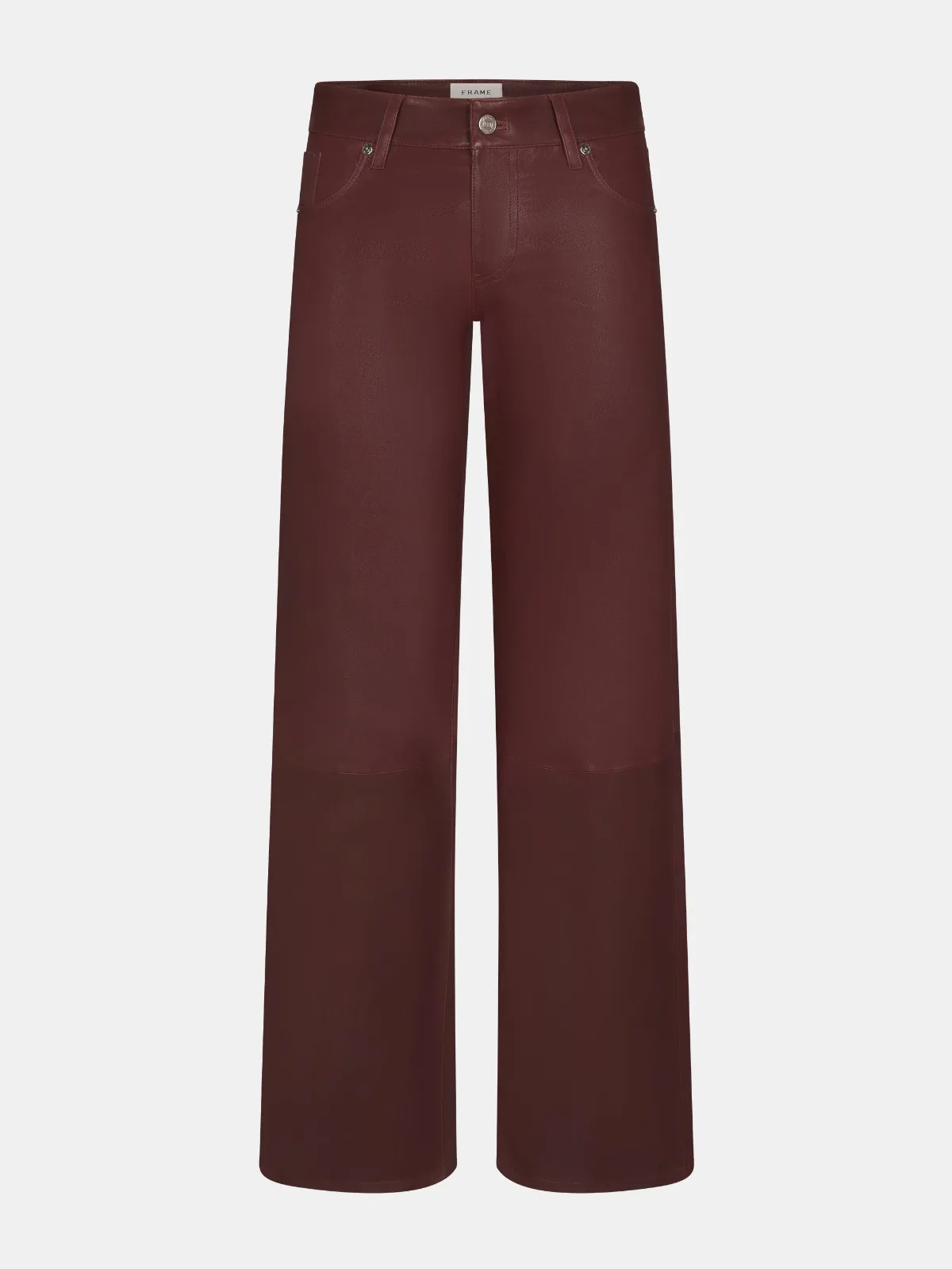 Le Slim Palazzo Leather Pants by FRAME