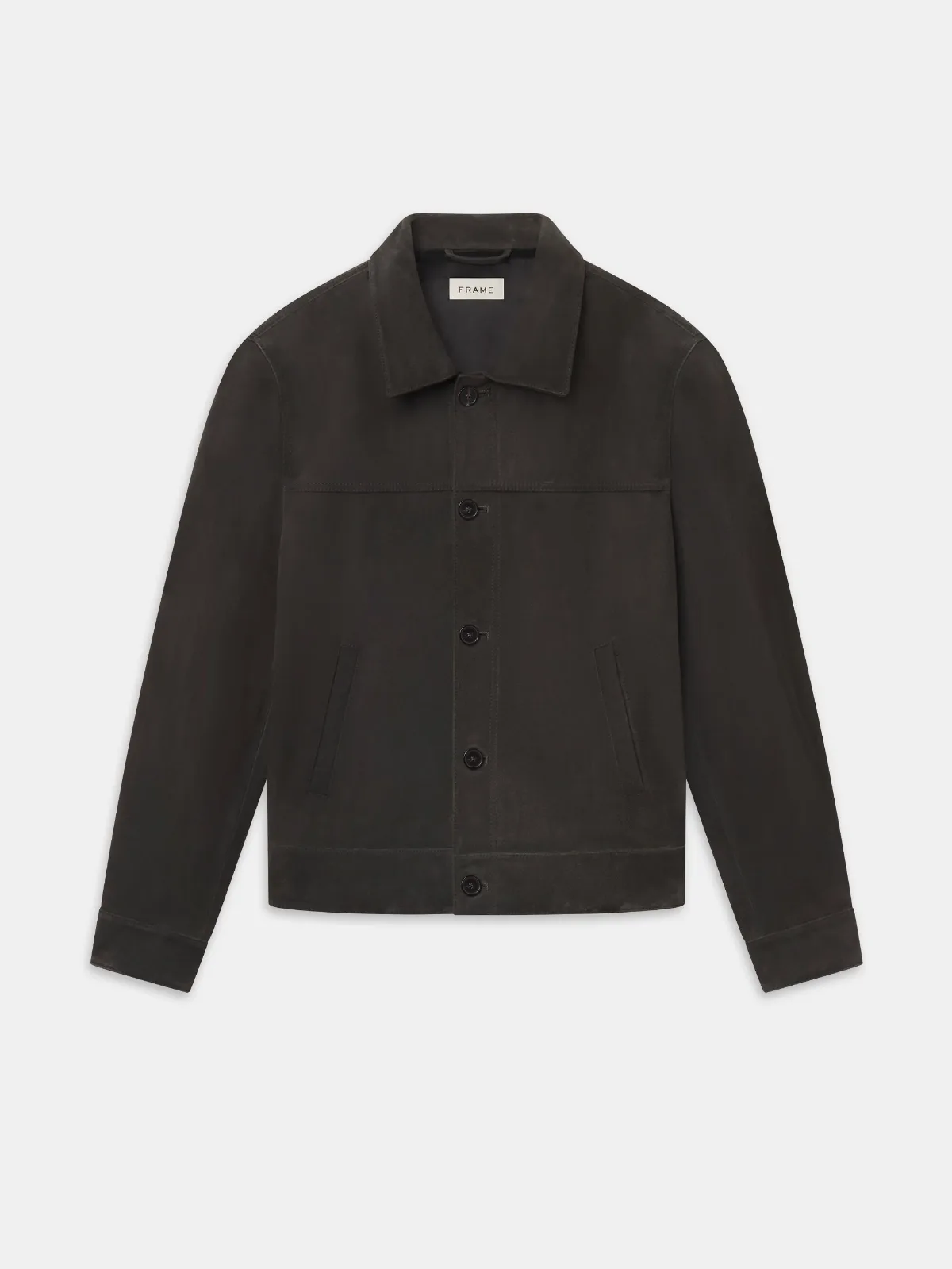 Vintage Suede Jacket Dark Grey