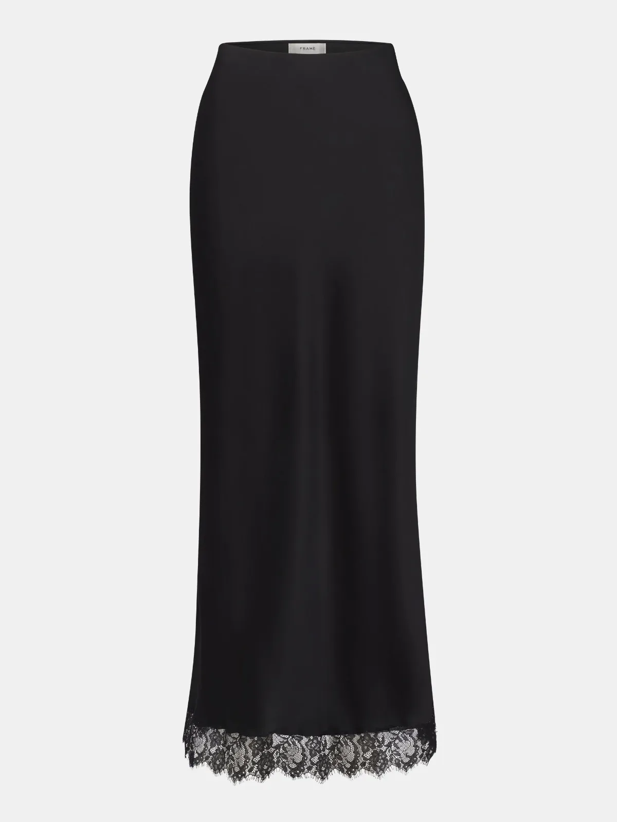 The Silk Lace Column Skirt
