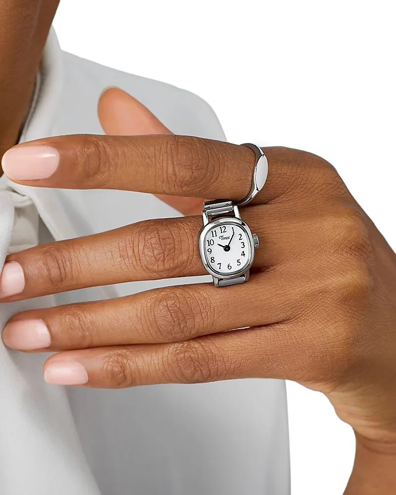 Cavatina Mini Ring Watch, 16mm x 8mm by Timex
