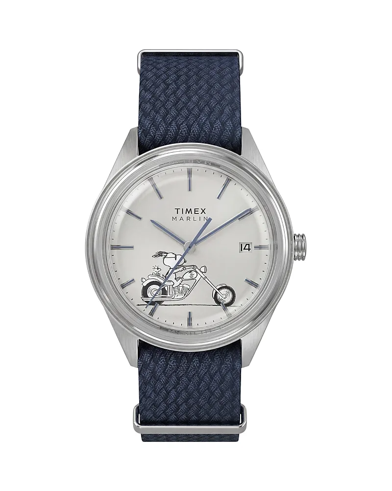 Timex x Peanuts Marlin Jet Easy Rider Watch, 38mm by Timex