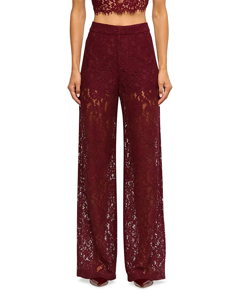 Livvy Lace Straight Leg Trousers