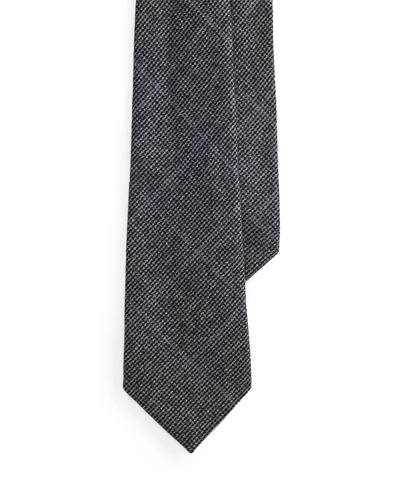 Purple Label Mini Tick Weave Wool & Cashmere Tie by Ralph Lauren