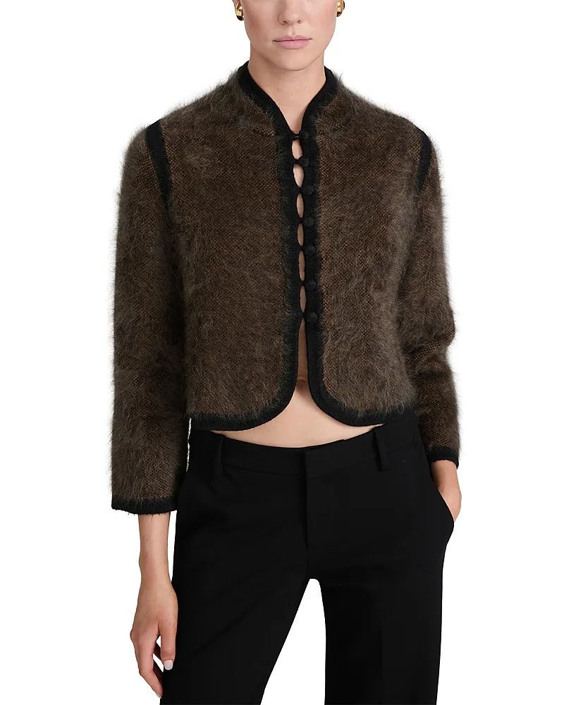 The Brushed Cashmere Salon Cardigan