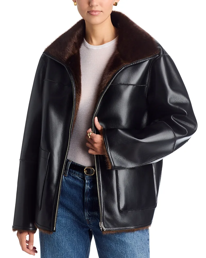 Brella Reversible Faux Shearling Jacket