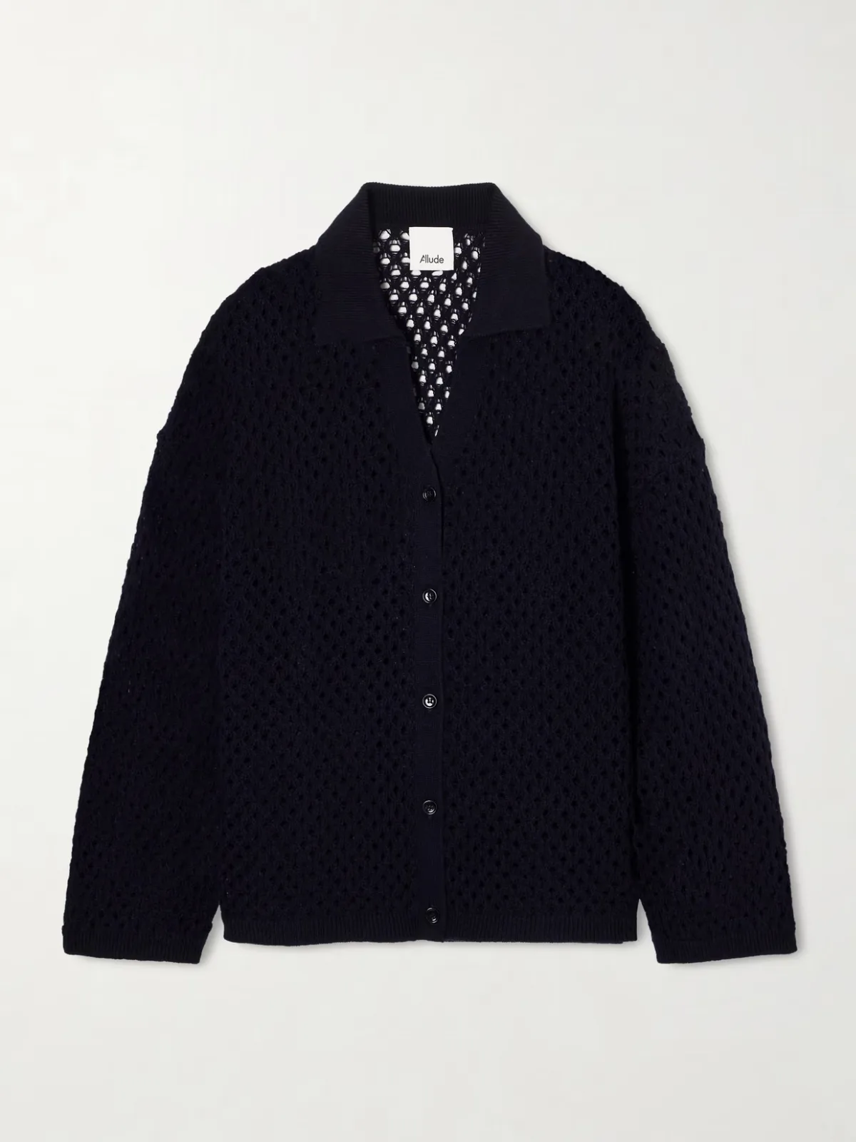 - Open-knit Wool And Cashmere-blend Overshirt - by Allude