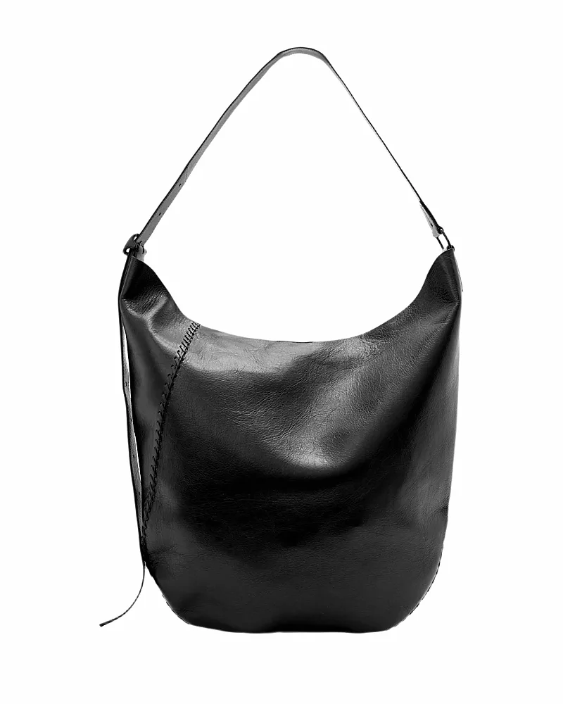 Esme Whipstitched Leather Hobo by AllSaints