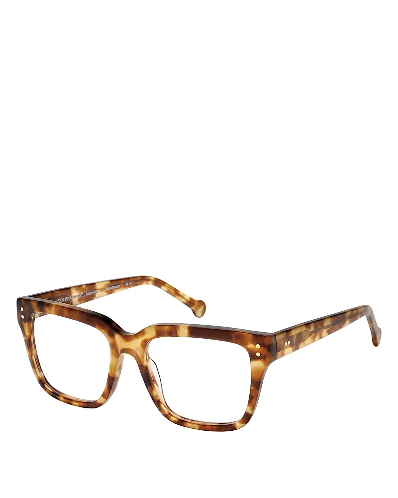 Ricky Square Blue Light Glasses, 52mm by Colors In Optics