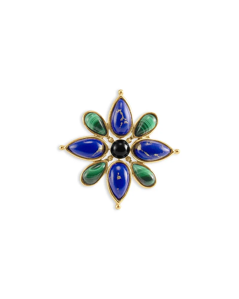 Forza Fiore Multi Gemstone Flower Cocktail Ring by Anabel Aram