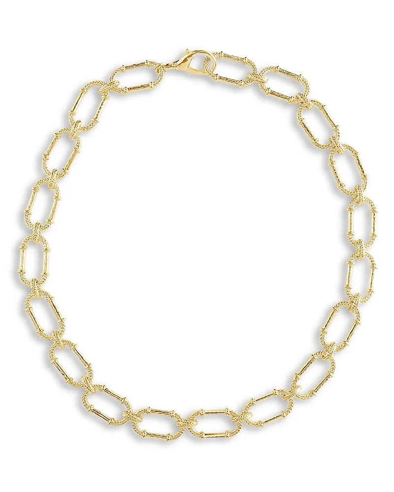 Cheval Braided Chain Collar Necklace, 18.7 by Anabel Aram