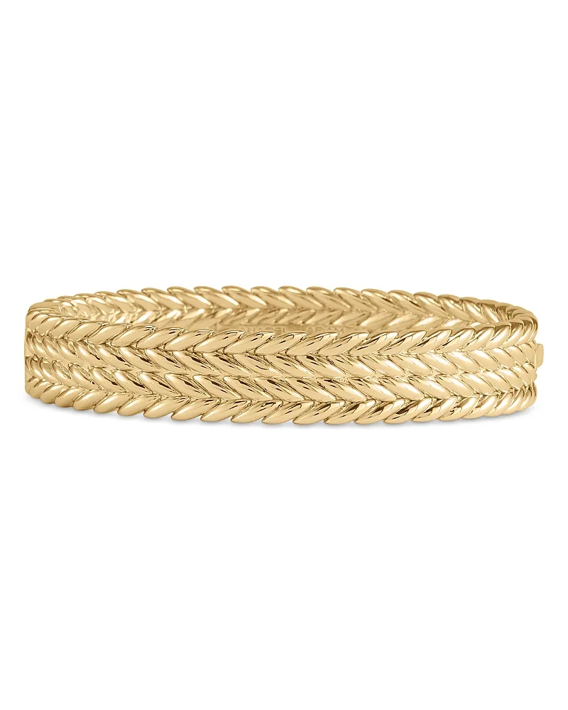 Cheval Braided Wide Bangle Bracelet by Anabel Aram