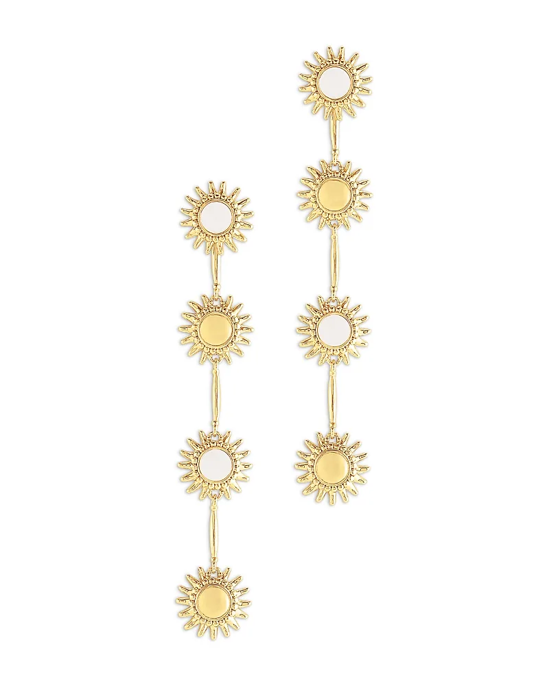 Milos Soleil Linear Drop Earrings by Anabel Aram