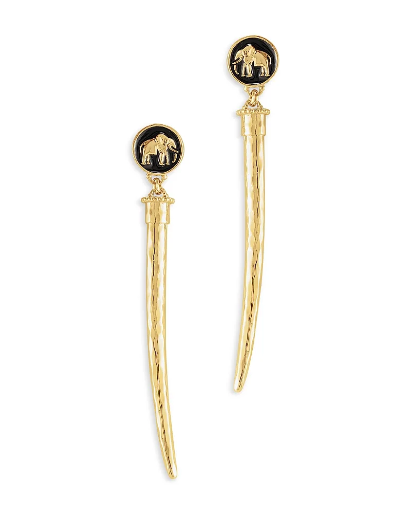 Safari Tusk Drop Earrings by Anabel Aram