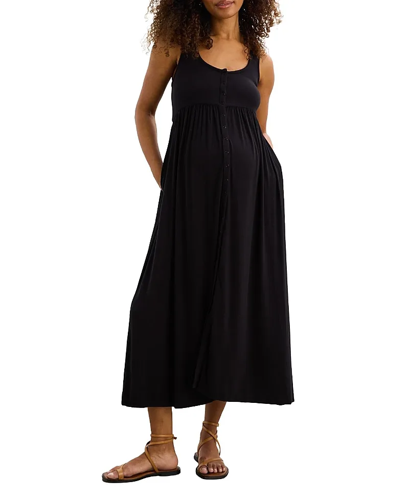 The Softest Rib Nursing Tank Dress