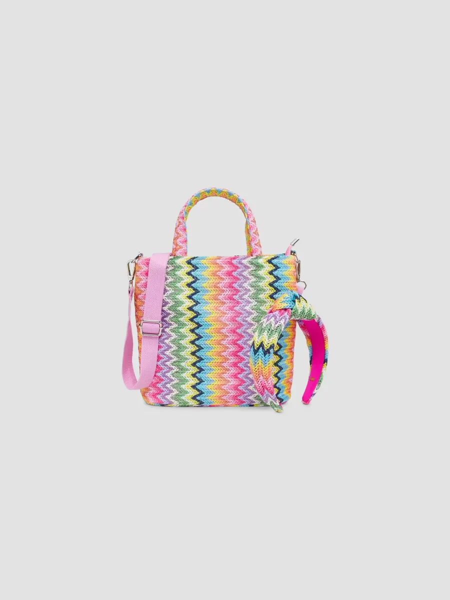 Rainbow Headband & Handbag Set by Bari Lynn