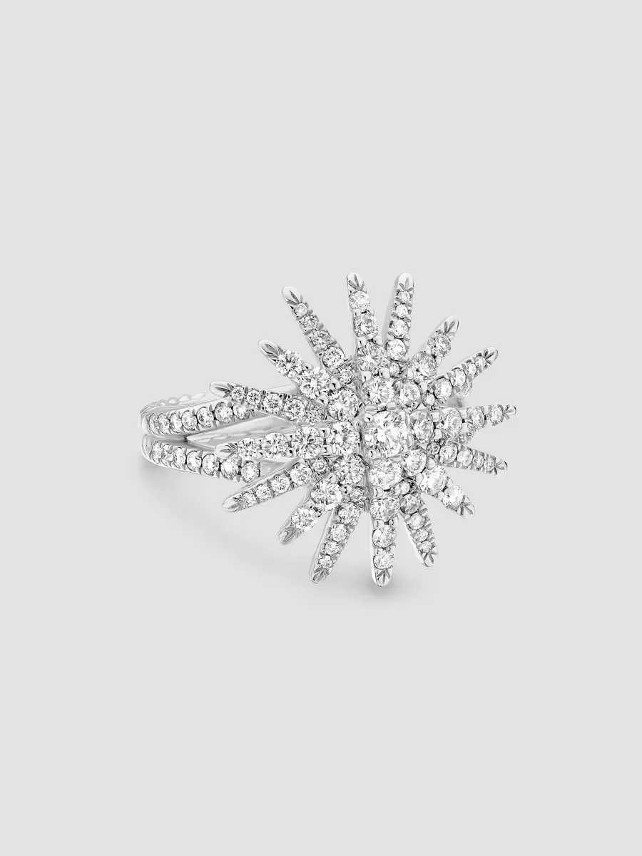 Starburst Ring in 18K White Gold by David Yurman