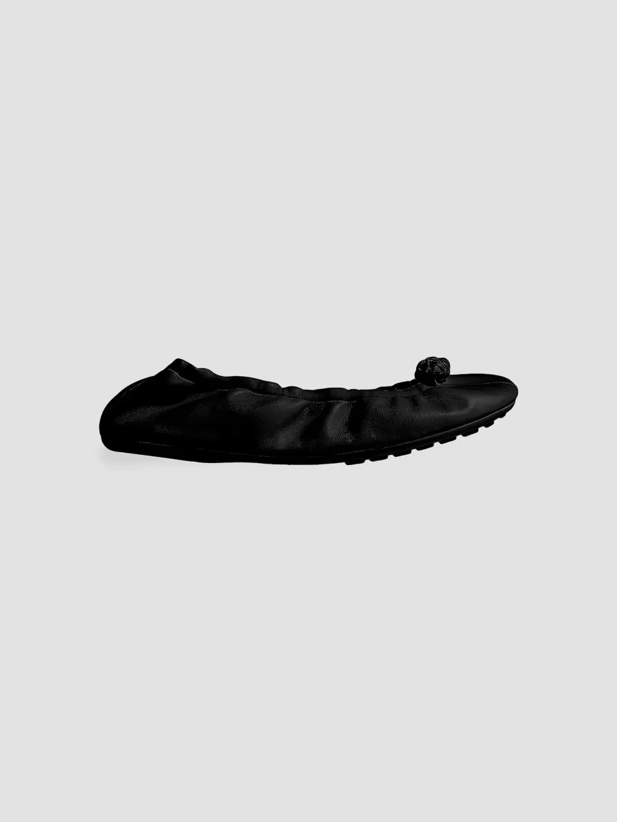 Fantasmina Leather Ballet Flats by Bottega Veneta